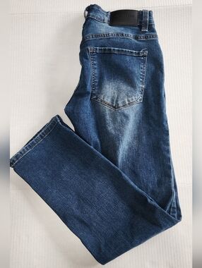 Kenneth Cole Men's Jeans - Blue Wash Slim Straight Size 30x30